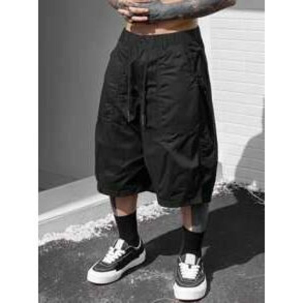 Manfinity LEGND Manfinity LEGND, Men's Black Retro Casual Loose Fit Versatile S…